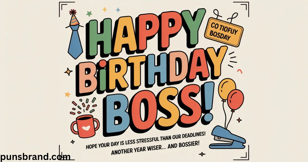 Funny Birthday Messages for Boss